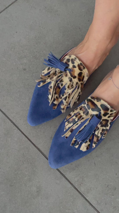 Dark blue chic Marrakesh shoes