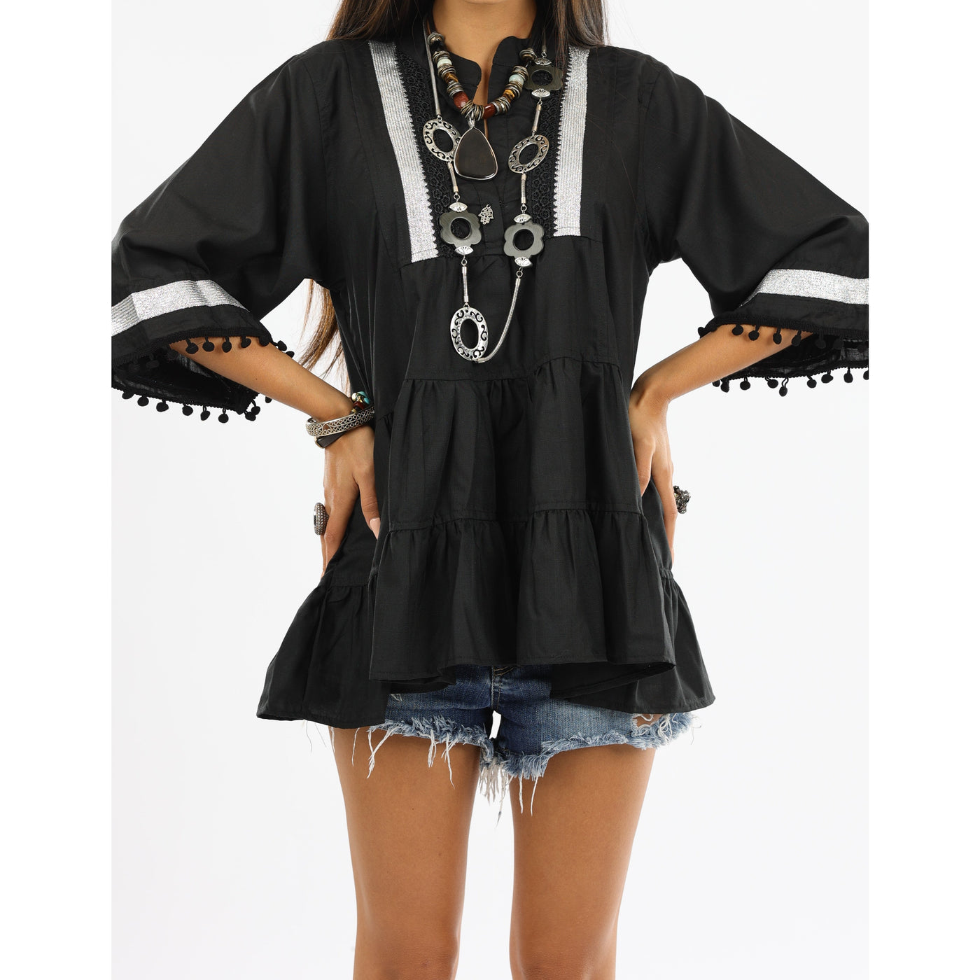 Black Santorini Shirt