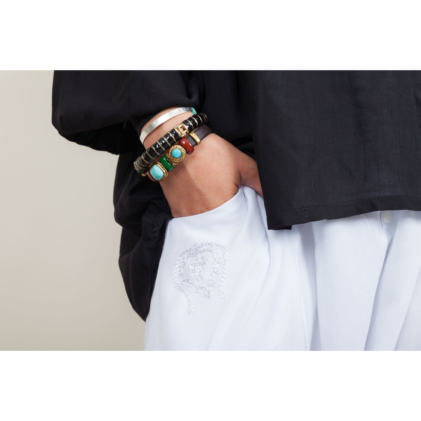White boho chic sleeveless